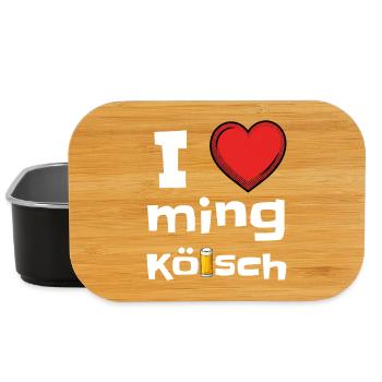 I lev ming Kölsch Carnival I love Kölsch - Lunch Box - black - Front