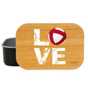 Love Radball, Radballer, Hallenradsport - Lunch Box - Schwarz - Vorne