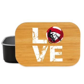 Love Radball, Radballer, Hallenradsport - Lunch Box - Schwarz - Vorne