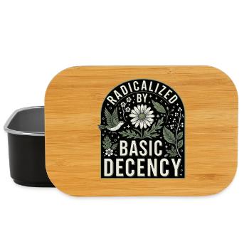 Radicalized By Basic Decency Statement Shirt - Lunch Box - black - Front