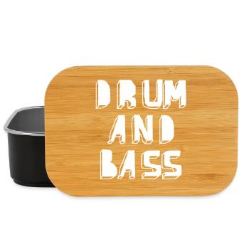 Drum and Bass Neon Glyph - Lunch Box - black - Front