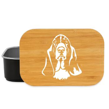 Basset Hound "Black Edition" - Lunch Box - black - Front
