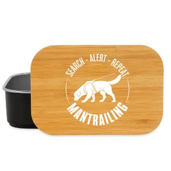 Golden Retriever Mantrailing Hundesport Suchhunde  - Lunch Box - Schwarz - Vorne