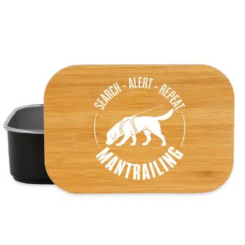 Labrador Mantrailing Hundesport Hunde Labbi  - Lunch Box - Schwarz - Vorne