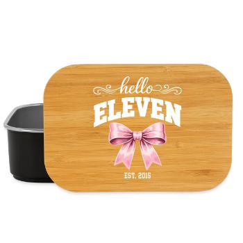 Hello Eleven Est. 2015 - Birthday Girl - Lunch Box - black - Front