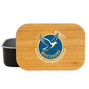 Freiheit Statt Musterung - Lunch Box - Schwarz - Vorne