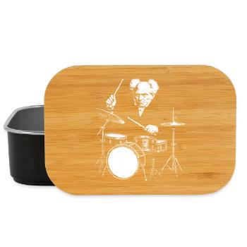 Schopenhauer Drummer Burst Silhouette - Lunch Box - black - Front