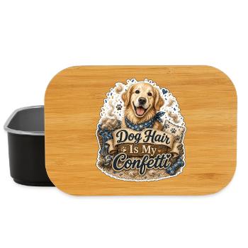 Dog Hair Is My Confetti Hund - Lunch Box - Schwarz - Vorne