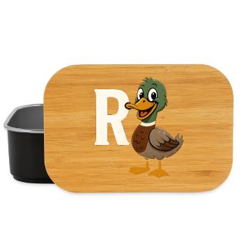 Rente Ente Ruhestand Pension Frührente Geschenk - Lunch Box - Schwarz - Vorne
