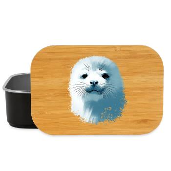 Seehundbaby - Lunch Box - Schwarz - Vorne