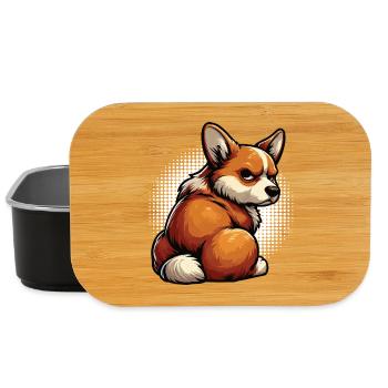 Corgi Corgis Welsh Corgi Corgi Owners Corgis - Lunch Box - black - Front
