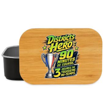 Districts Hero troisième mi-temps - Lunch Box - Schwarz - Vorne