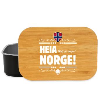 HEIA NORGE! Helt til topps! - Lunch Box - black - Front