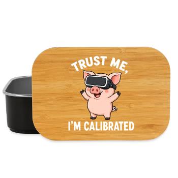 Joueur de bande dessinée Pig Farmer - Boîte à goûter - noir - Devant