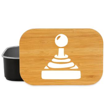 Joystick Gamer Gaming Rétro - Boîte à goûter - noir - Devant