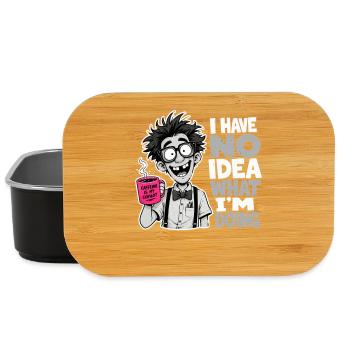 Je n’ai aucune idée de ce que je fais, Gift Gerd Humour - Boîte à goûter - noir - Devant