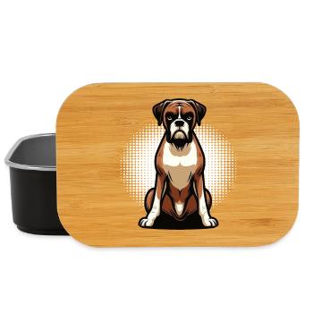 Boxer Boxerhalter Boxerhund Boxerbesitzer Boxerfan - Lunch Box - Schwarz - Vorne