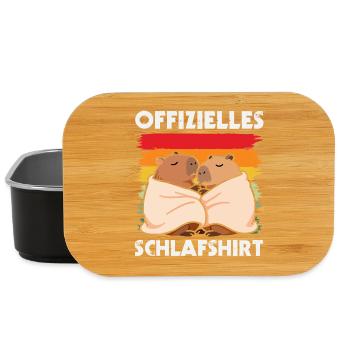 Life is Better with Capybaras - Süßes Nagetier - Lunch Box - Schwarz - Vorne