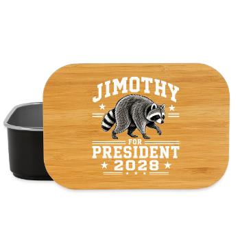 Jimothy en tant que président 2028 - Boîte à goûter - noir - Devant