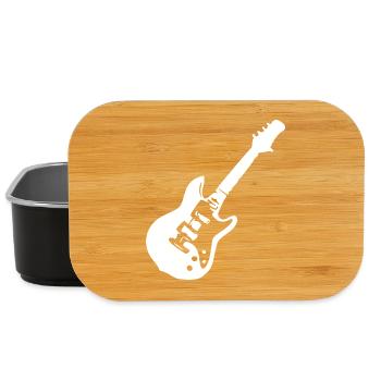Guitariste Guitar Music Gift - Boîte à goûter - noir - Devant