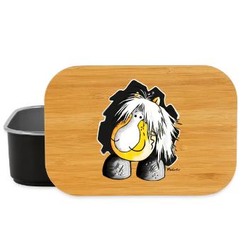 Haflinger - Hafi - Pferd - Lunch Box - Schwarz - Vorne