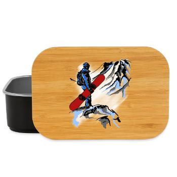 Snowboarding - Lunch Box - Schwarz - Vorne
