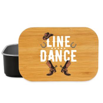 Danse en ligne - Boîte à goûter - noir - Devant