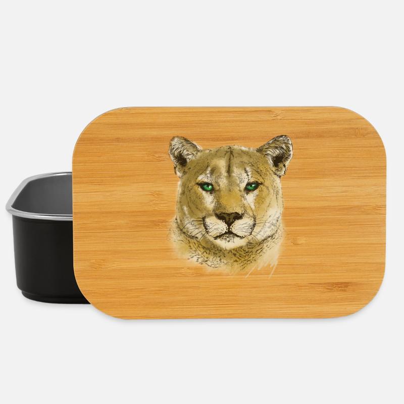 wildkatze - Lunch Box - Schwarz