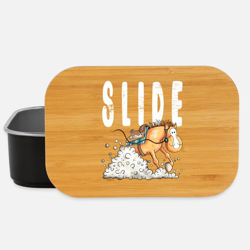 Westernpferd Slide - Lunch Box - Schwarz