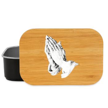 Praying hands | Betende Hände | Albrecht Dürer - Lunch Box - Schwarz - Vorne
