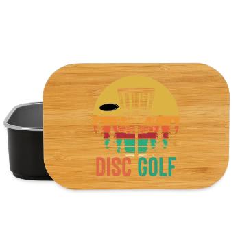 Disc Golf - Lunch Box - black - Front