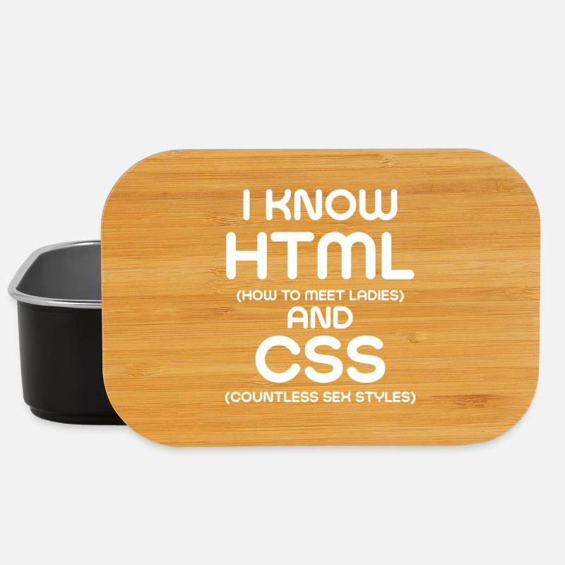 Je connais html et CSS - Boîte à goûter - noir