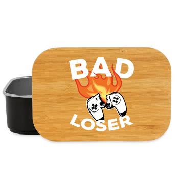 Bad loser Controller Video Games Gamer Humor Gaming - Lunch Box - black - Front