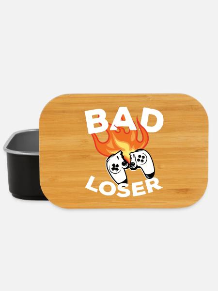 Bad loser Controller Video Games Gamer Humor Gaming - Lunch Box - black