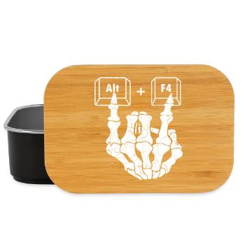 Anatomie humoristique main choix multiple - Boîte à goûter - noir - Devant