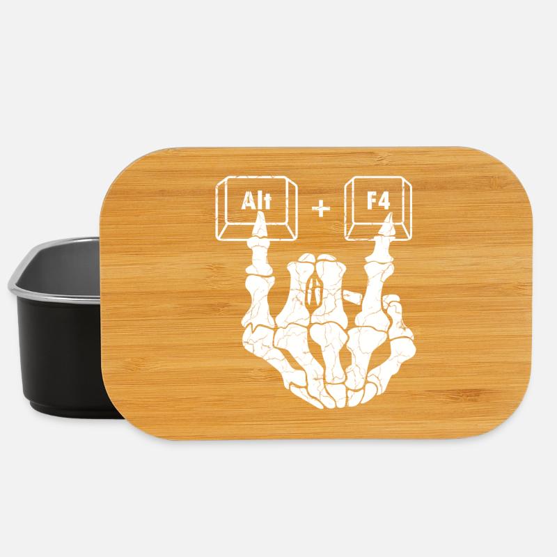 Humorvolle Anatomie Hand Multiple Choice - Lunch Box - Schwarz