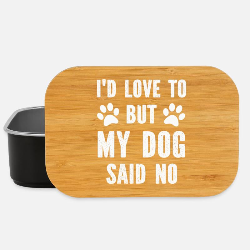 Hund Hunde - Lunch Box - Schwarz