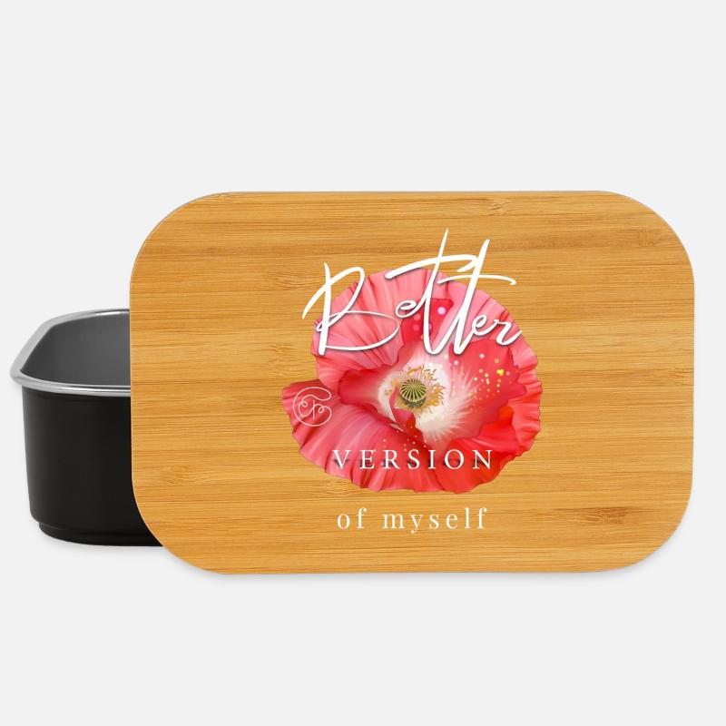 Mohnblume Muttertag Geschenk cooler Spruch Garten - Lunch Box - Schwarz
