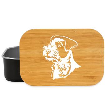 Parson Russell Terrier Head "Black Edition" - Lunch Box - black - Front