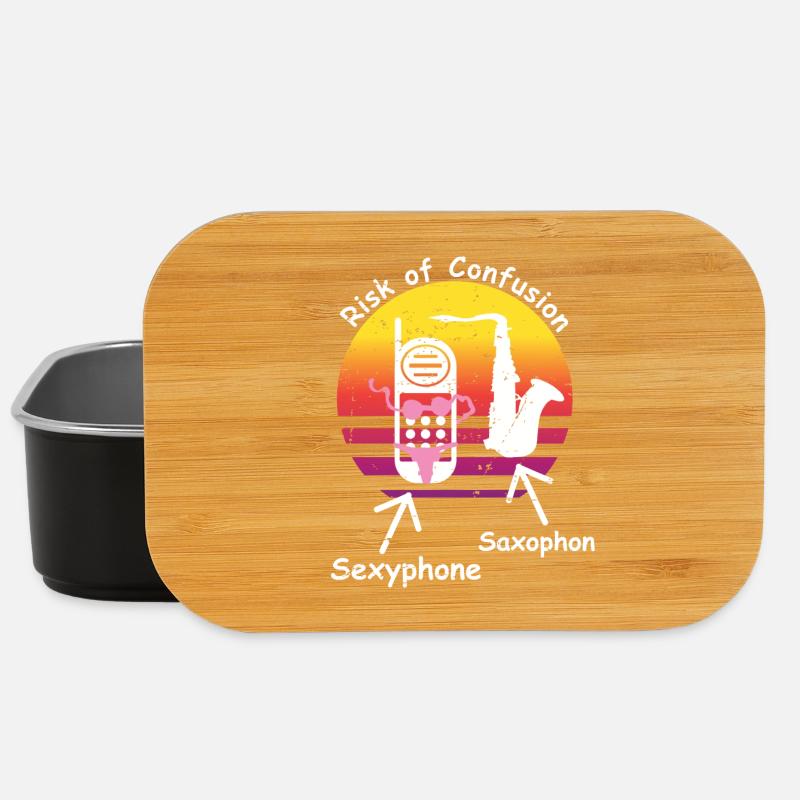 Saxophon und Sexyphone - Lunch Box - Schwarz