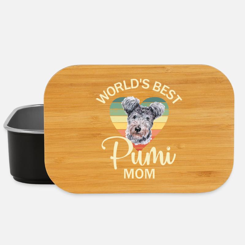 Ungarischer Pumi Hund - Lunch Box - Schwarz