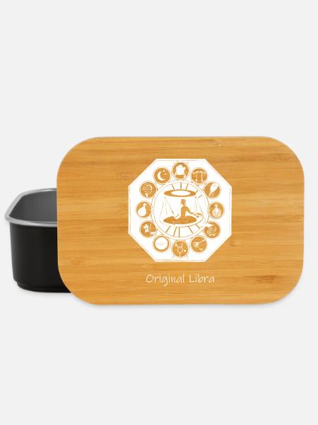 Zodiac sign Libra 002 white - Lunch Box - black