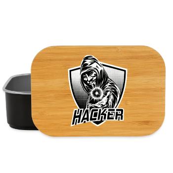 HACKER - Lunch Box - Schwarz - Vorne