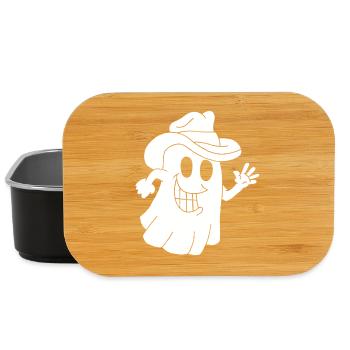 Fantôme cowboy - Boîte à goûter - noir - Devant