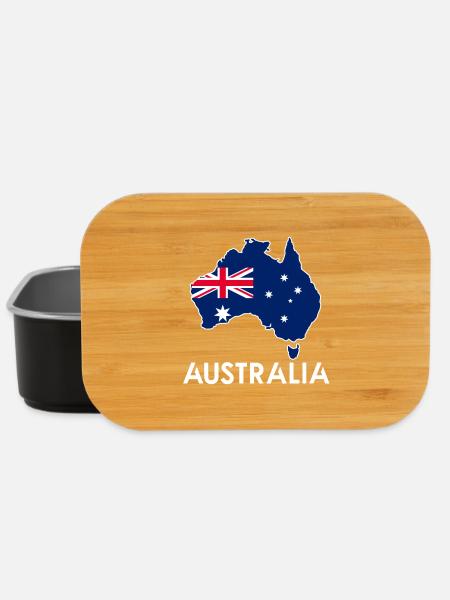 Australien - Lunch Box - Schwarz