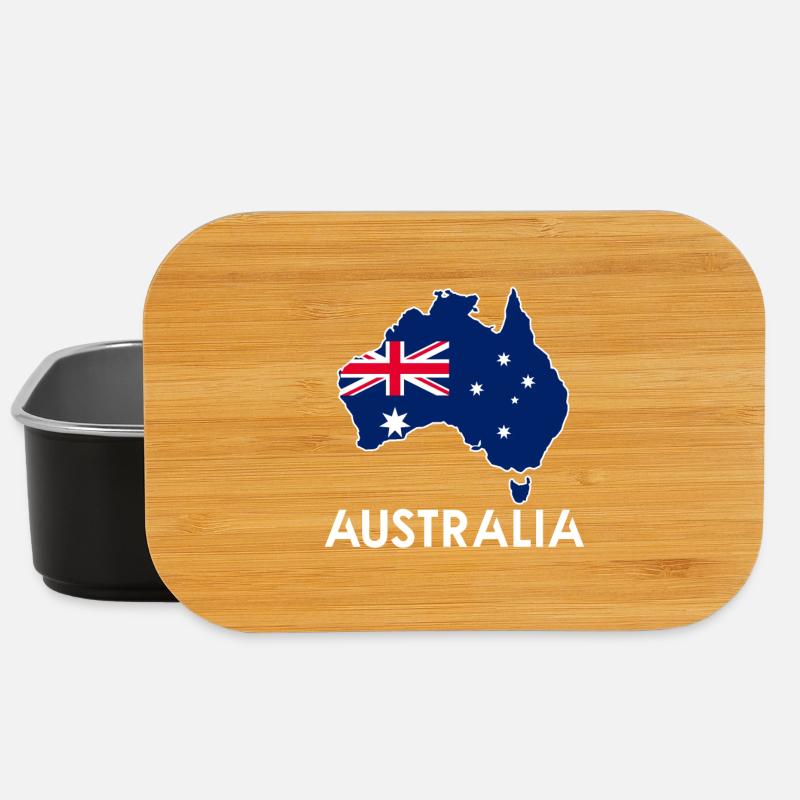 Australien - Lunch Box - Schwarz