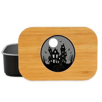 Haunted house - Lunch Box - black - Front
