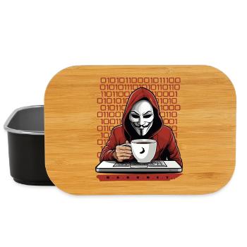 Anonymous Hacker - Lunch Box - Schwarz - Vorne
