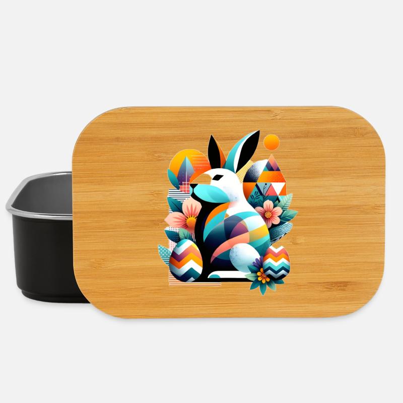 Modern Easter Graphics - Lunch Box - Schwarz