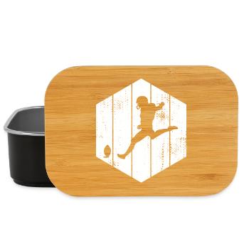Footballer Sketch - Lunch Box - black - Front